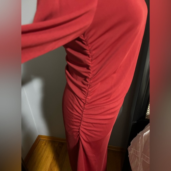 J. Crew Long sleeve dress in jersey crepe - Picture 4 of 10